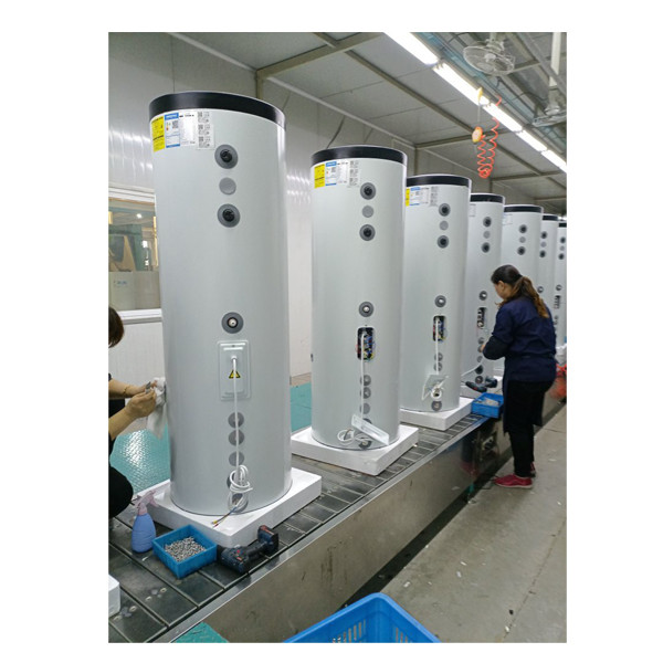 Rezervor orizontal de presiune a apei din oțel inoxidabil 100L pentru instalații de apă menajere 