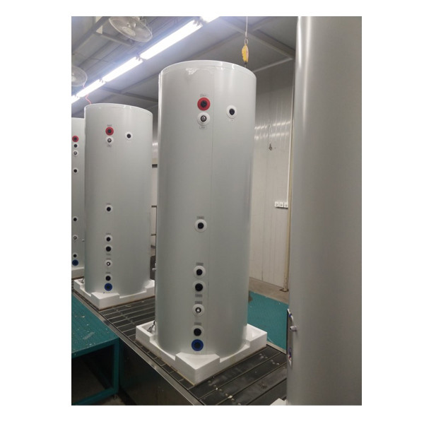 Rezervor orizontal de presiune a apei din oțel inoxidabil 100L pentru instalații de apă menajere 