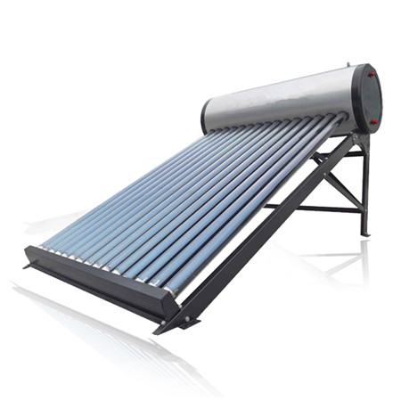 Sistemul de încălzire a apei solare sub presiune divizat constă din colector solar cu plăci plate, rezervor vertical de stocare a apei calde, stație de pompare și vas de expansiune